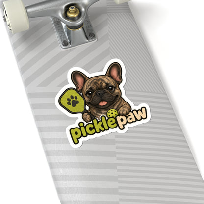 Picklepaw Brindle French Bulldog Pickleball Sticker Cute Frenchie Decal  French Bulldog Sticker