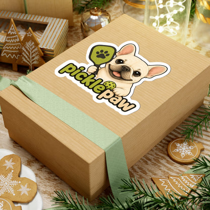 Picklepaw Cream French Bulldog Pickleball Sticker Cute Frenchie Decal  French Bulldog Sticker