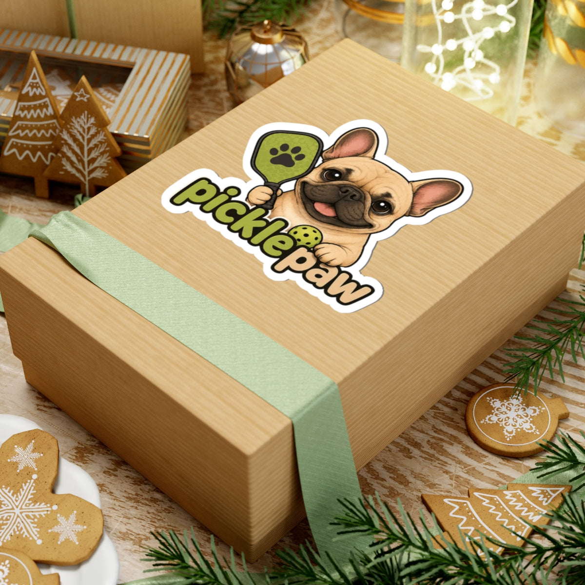 Picklepaw Fawn French Bulldog Pickleball Sticker Cute Frenchie Decal  French Bulldog Sticker
