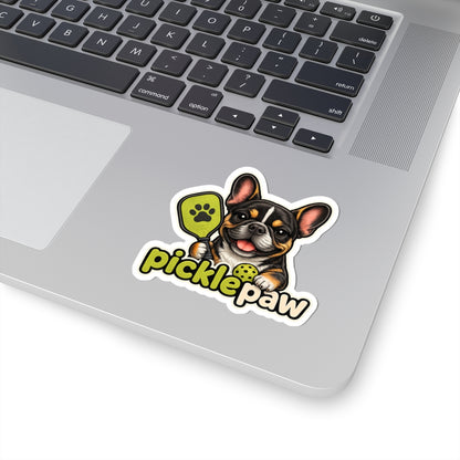 Picklepaw Tri Color French Bulldog Pickleball Sticker Cute Frenchie Decal  French Bulldog Sticker
