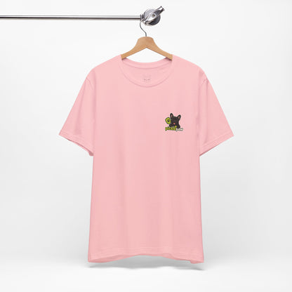 Black Frenchie Picklepaw Pocket Logo Shirt Cute French Bulldog Tee  Minimal Frenchie Shirt