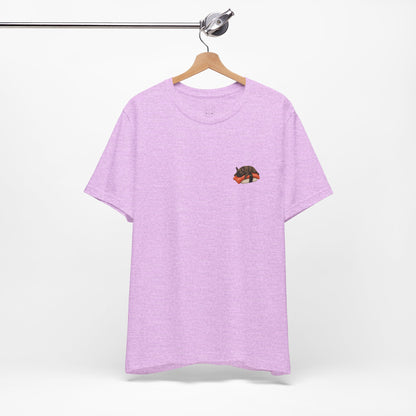 Brindle Frenchie Salmon Sushi Pocket Shirt Cute French Bulldog Sushi Tee | Minimal Dog Lover Shirt