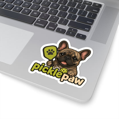 Picklepaw Brindle French Bulldog Pickleball Sticker Cute Frenchie Decal  French Bulldog Sticker