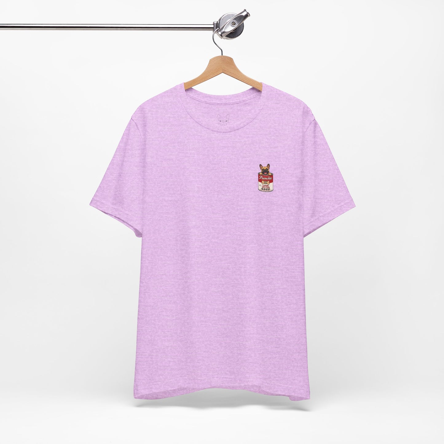 Fawn Frenchie Soup in a Can Pocket Shirt Cute French Bulldog Graphic Tee  Minimal Frenchie Shirt