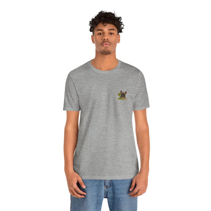 Brindle Frenchie Picklepaw Pocket Logo Shirt Cute French Bulldog Tee | Minimal Frenchie Shirt