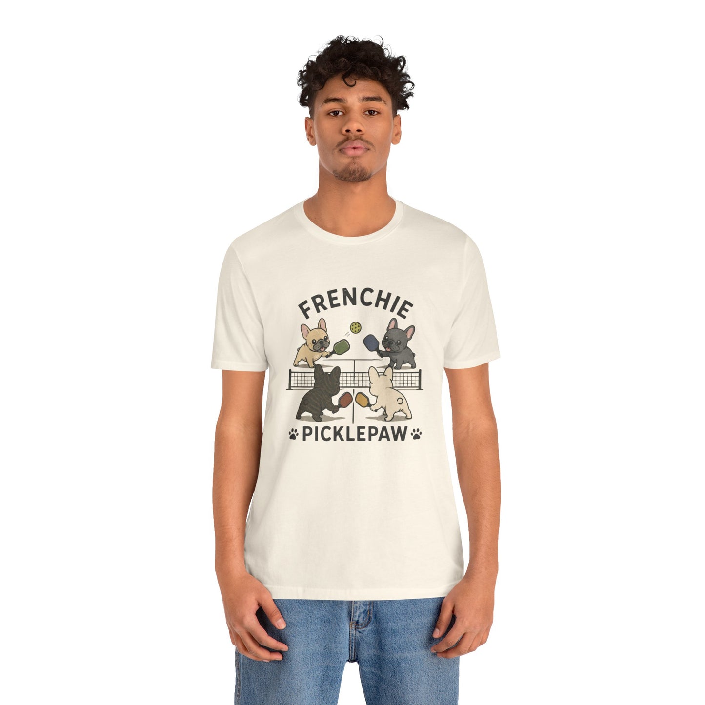 Frenchie Picklepaw Pickleball Game Shirt Cute French Bulldog Graphic Tee  Pickleball Dog Shirt