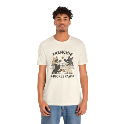 Frenchie Picklepaw Pickleball Game Shirt Cute French Bulldog Graphic Tee  Pickleball Dog Shirt