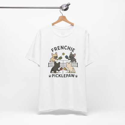 Frenchie Picklepaw Pickleball Game Shirt Cute French Bulldog Graphic Tee  Pickleball Dog Shirt
