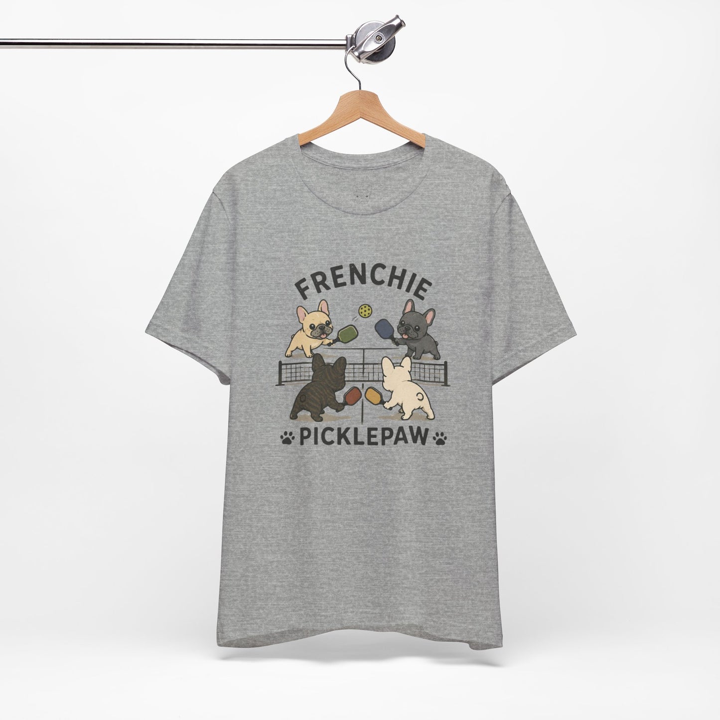 Frenchie Picklepaw Pickleball Game Shirt Cute French Bulldog Graphic Tee  Pickleball Dog Shirt