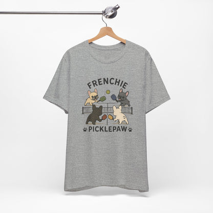 Frenchie Picklepaw Pickleball Game Shirt Cute French Bulldog Graphic Tee  Pickleball Dog Shirt