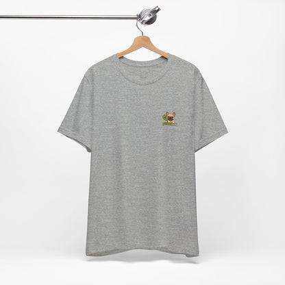 Fawn Frenchie Picklepaw Pocket Logo Shirt Cute French Bulldog Tee | Minimal Frenchie Shirt