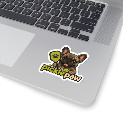 Picklepaw Brindle French Bulldog Pickleball Sticker Cute Frenchie Decal  French Bulldog Sticker