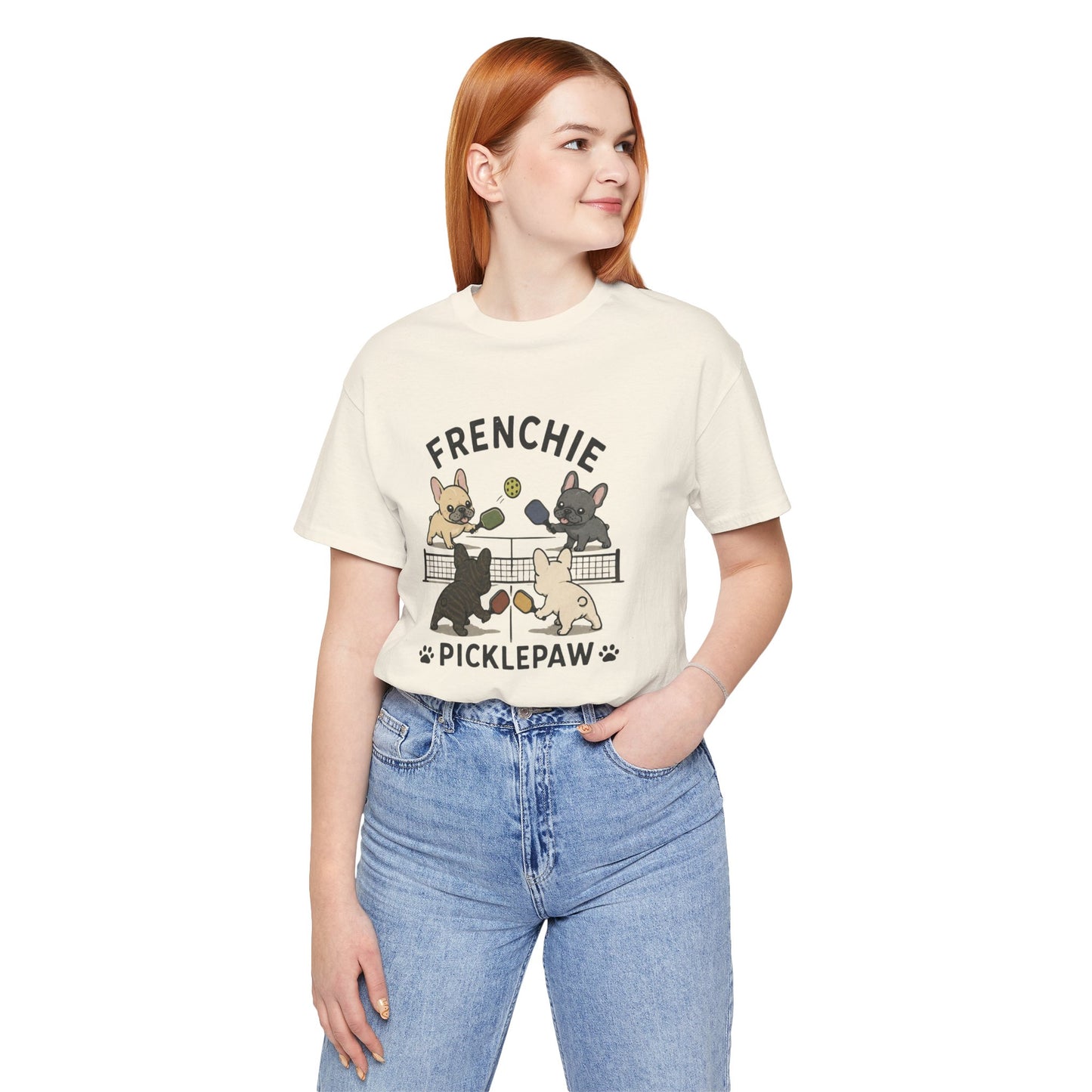 Frenchie Picklepaw Pickleball Game Shirt Cute French Bulldog Graphic Tee  Pickleball Dog Shirt