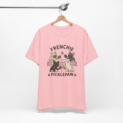 Frenchie Picklepaw Pickleball Game Shirt Cute French Bulldog Graphic Tee  Pickleball Dog Shirt
