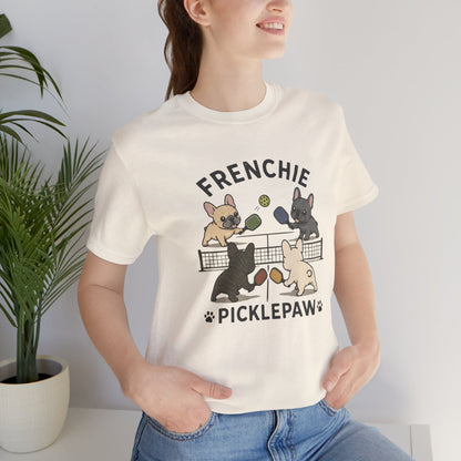 Frenchie Picklepaw Pickleball Game Shirt Cute French Bulldog Graphic Tee  Pickleball Dog Shirt