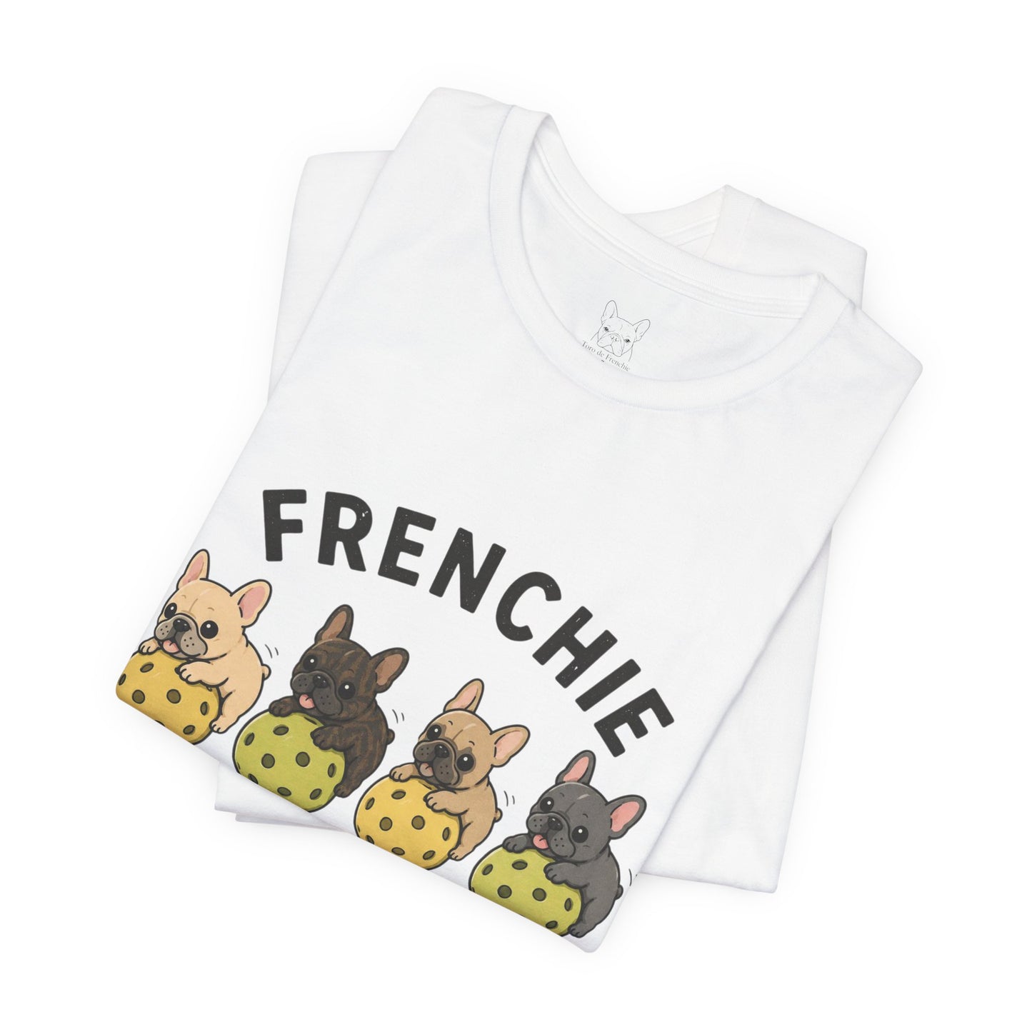 Frenchie Picklepaw Front Shirt Cute French Bulldog Pickleball Tee  Frenchie Pickleball Shirt