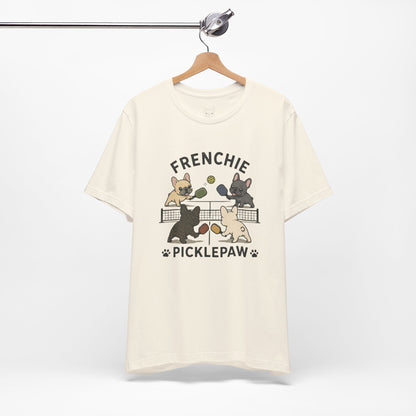 Frenchie Picklepaw Pickleball Game Shirt Cute French Bulldog Graphic Tee  Pickleball Dog Shirt