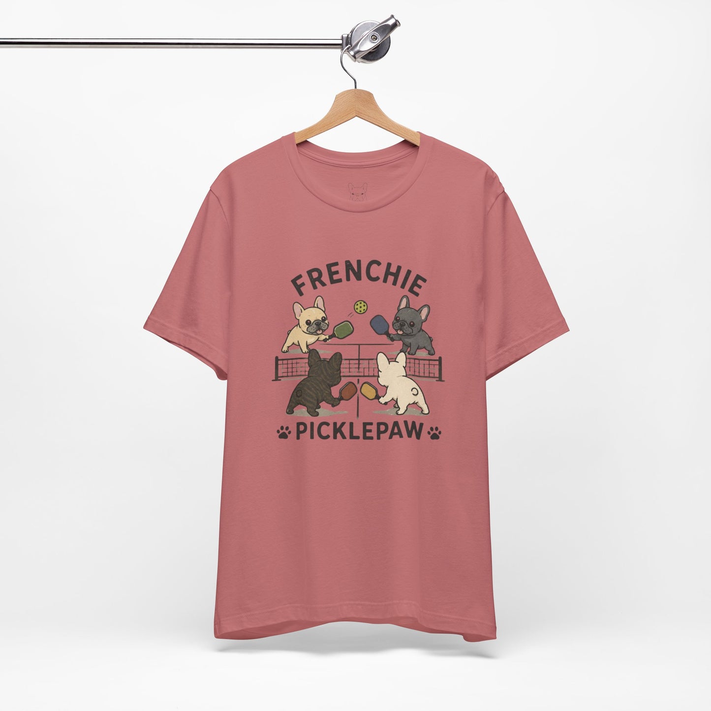 Frenchie Picklepaw Pickleball Game Shirt Cute French Bulldog Graphic Tee  Pickleball Dog Shirt