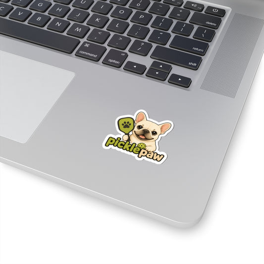 Picklepaw Cream French Bulldog Pickleball Sticker Cute Frenchie Decal  French Bulldog Sticker