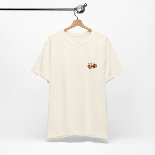 Cream Frenchie Salmon Sushi Pocket Shirt Cute French Bulldog Sushi Tee  Minimal Dog Lover Shirt
