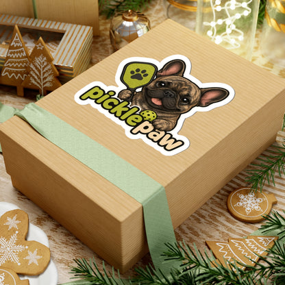 Picklepaw Brindle French Bulldog Pickleball Sticker Cute Frenchie Decal  French Bulldog Sticker