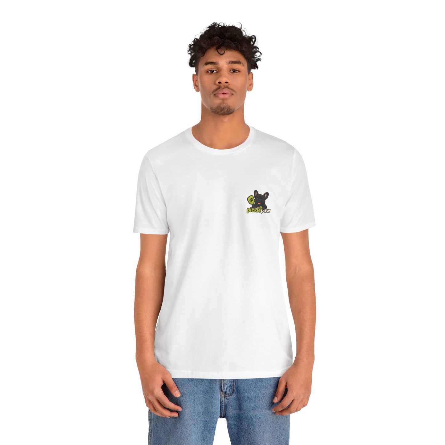 Black Frenchie Picklepaw Pocket Logo Shirt Cute French Bulldog Tee  Minimal Frenchie Shirt