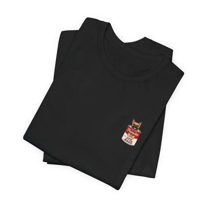 Fawn Frenchie Soup in a Can Pocket Shirt Cute French Bulldog Graphic Tee  Minimal Frenchie Shirt