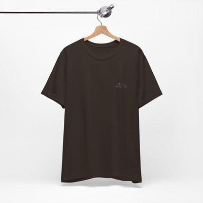 Minimal Sleeping Tri Color French Bulldog Pocket Shirt Cute Frenchie Tee | French Bulldog Shirt