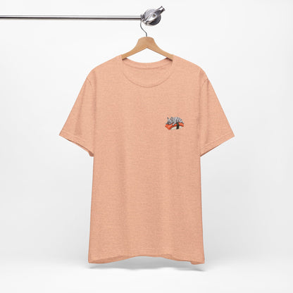 Blue Tri Frenchie Salmon Sushi Pocket Shirt Cute French Bulldog Sushi Tee  Minimal Dog Lover Shirt
