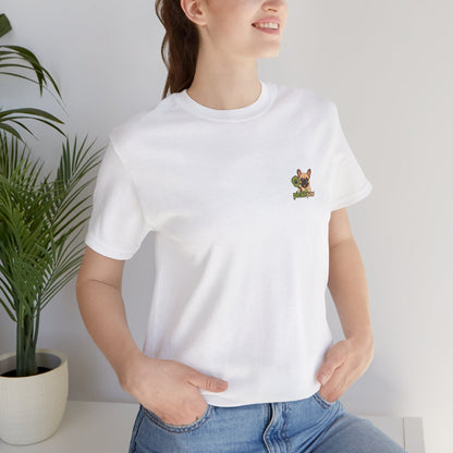 Fawn Frenchie Picklepaw Pocket Logo Shirt Cute French Bulldog Tee | Minimal Frenchie Shirt