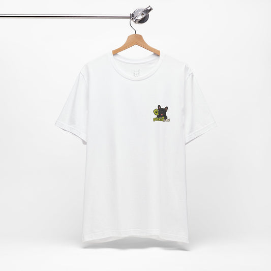 Black Frenchie Picklepaw Pocket Logo Shirt Cute French Bulldog Tee  Minimal Frenchie Shirt
