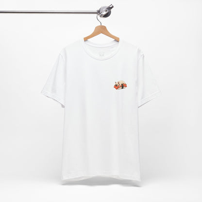 Cream Frenchie Salmon Sushi Pocket Shirt Cute French Bulldog Sushi Tee  Minimal Dog Lover Shirt