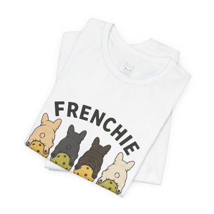 Frenchie Picklepaw Back Shirt Cute French Bulldog Pickleball Tee | Frenchie Pickleball Shirt