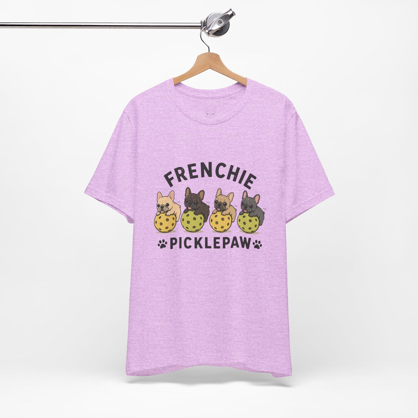 Frenchie Picklepaw Front Shirt Cute French Bulldog Pickleball Tee  Frenchie Pickleball Shirt