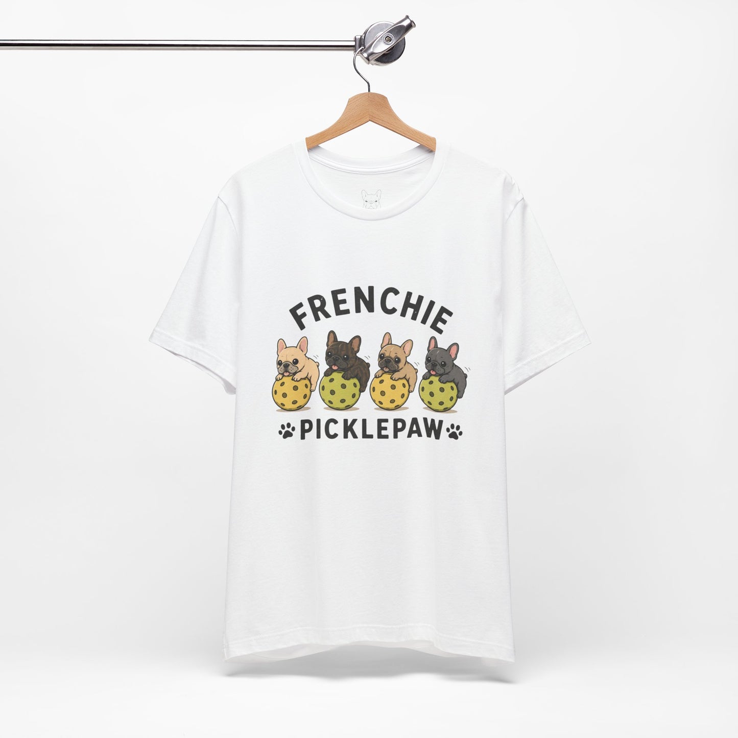 Frenchie Picklepaw Front Shirt Cute French Bulldog Pickleball Tee  Frenchie Pickleball Shirt