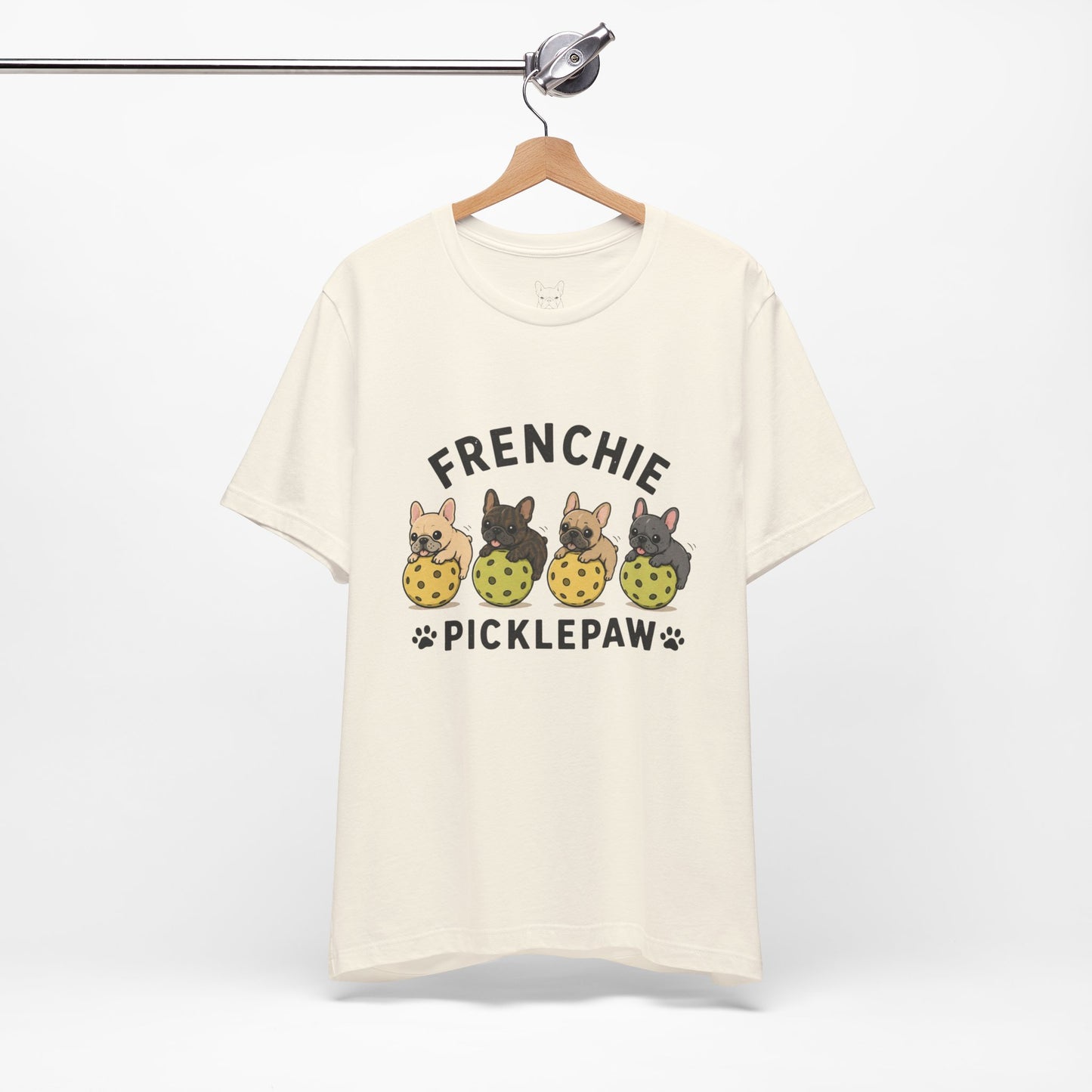 Frenchie Picklepaw Front Shirt Cute French Bulldog Pickleball Tee  Frenchie Pickleball Shirt